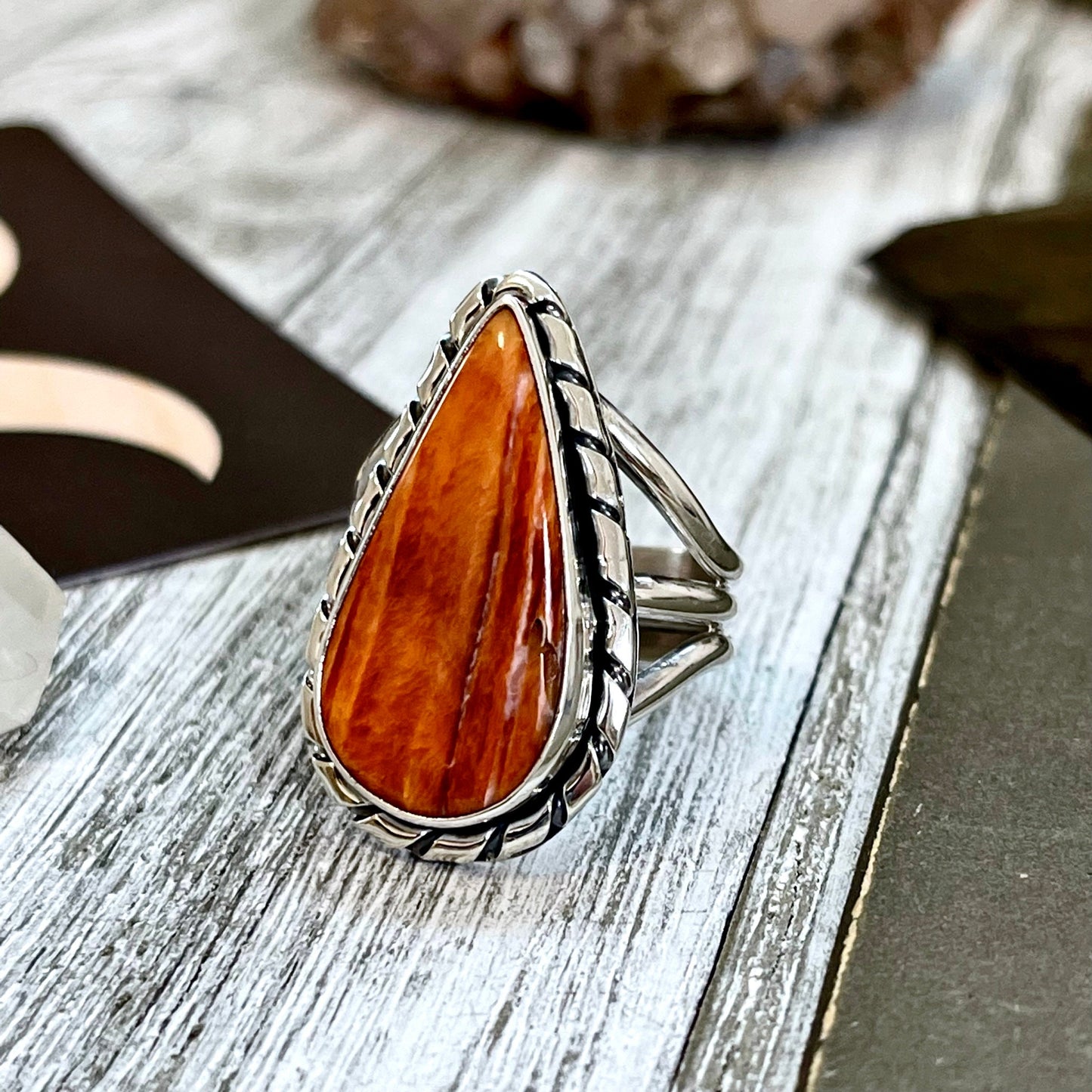 Big Statement Ring, Big Stone Ring, Bohemian Ring, boho jewelry, boho ring, crystal ring, CURATED- RINGS, Etsy ID: 1331282940, Festival Jewelry, gypsy ring, Jewelry, Large Crystal, Purple Stone Ring, Rings, Spiny Oyster Ring, Statement Rings, Sterling Sil