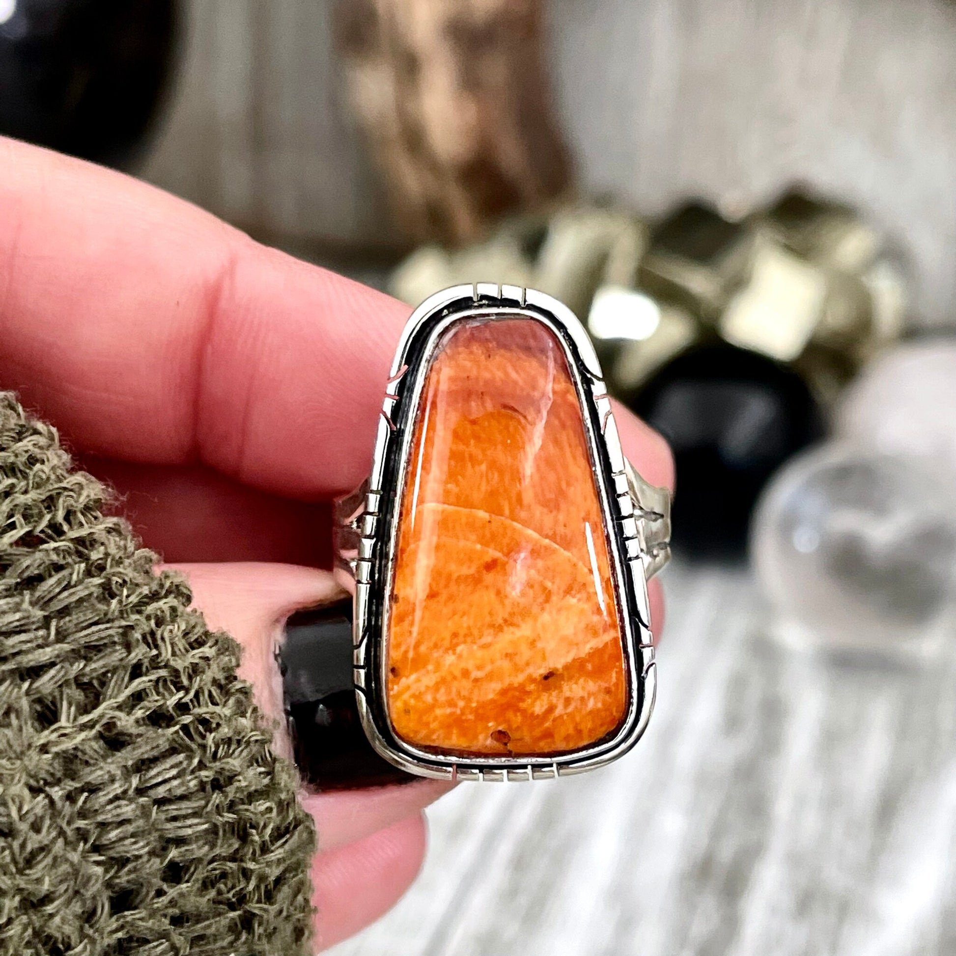 Big Statement Ring, Big Stone Ring, Bohemian Ring, boho jewelry, boho ring, crystal ring, CURATED- RINGS, Etsy ID: 1419652187, Festival Jewelry, gypsy ring, Jewelry, Large Crystal, Purple Stone Ring, Rings, Spiny Oyster Ring, Statement Rings, Sterling Sil