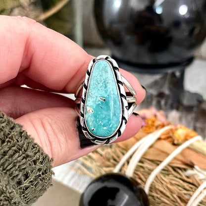 Bohemian Ring, boho jewelry, boho ring, Boulder Turquoise, crystal ring, CURATED- RINGS, Etsy ID: 1405479206, Festival Jewelry, Gift for Woman, gypsy ring, Jewelry, Large Crystal, Rings, Statement Rings, Sterling Silver, Sterling Silver Ring, Turquoise, T