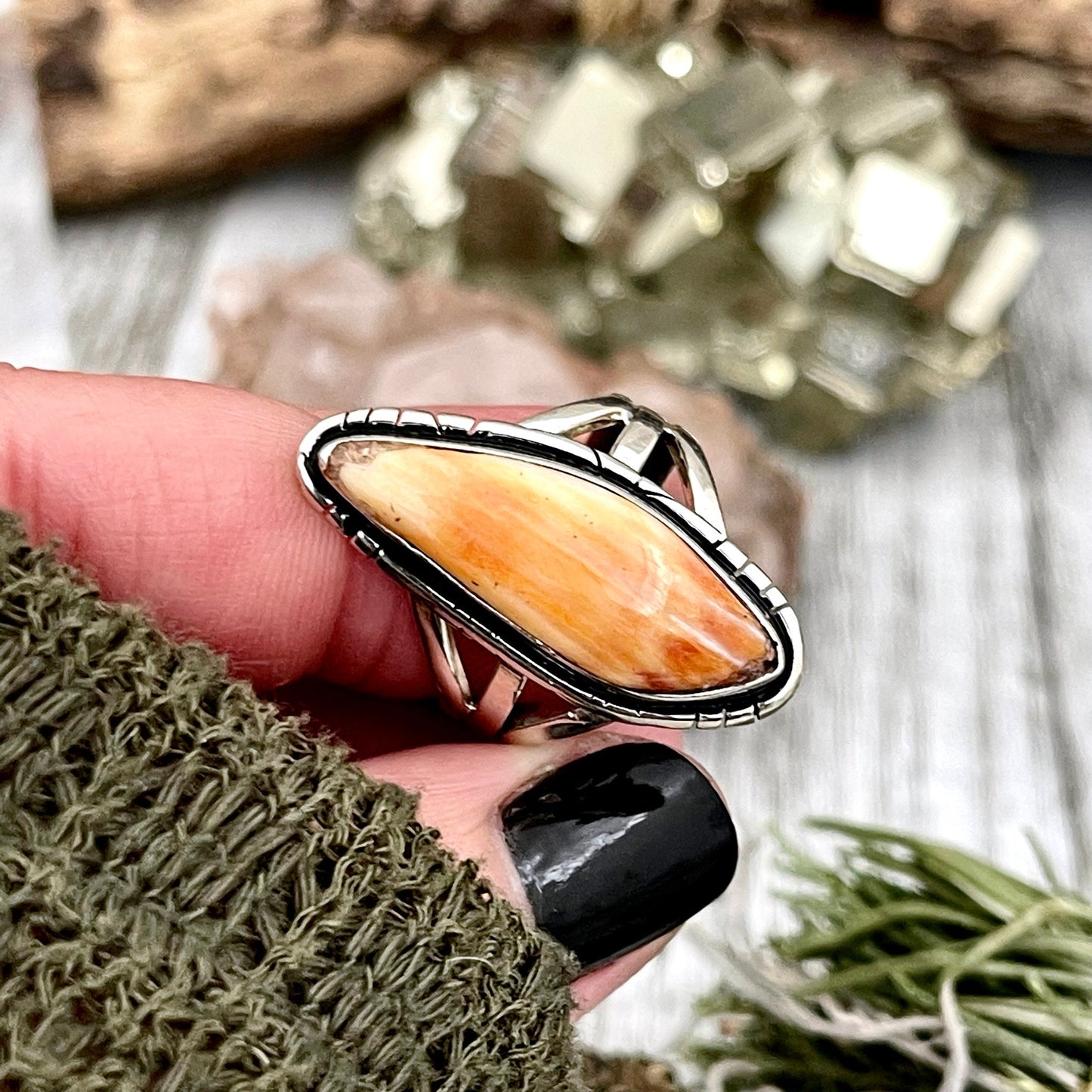 Bohemian Ring, boho jewelry, boho ring, crystal ring, CURATED- RINGS, Etsy ID: 1508937963, Festival Jewelry, gypsy ring, Jewelry, Large Crystal, Rings, Statement Rings, Sterling Silver, Sterling Silver Ring