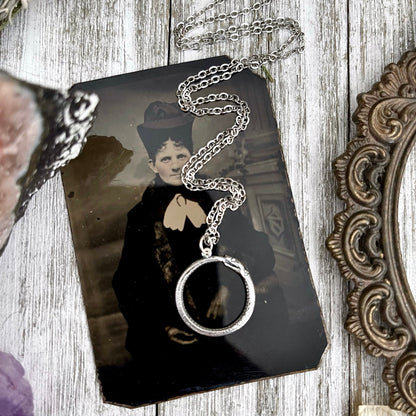 Tiny Talisman Collection - Ouroboros Snake Pendant 26x21mm