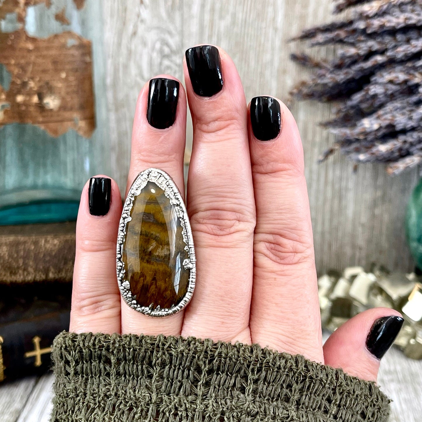 Big Bold Jewelry, Big Crystal Ring, Big Silver Ring, Big Statement Ring, Big Stone Ring, Bohemian Jewelry, Etsy ID: 1546617416, FOXLARK- RINGS, Jewelry, Large Crystal Ring, Natural stone ring, Rings, silver crystal ring, Silver Jewelry, Silver Ring, Slive