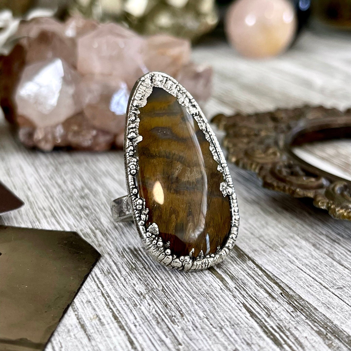 Big Bold Jewelry, Big Crystal Ring, Big Silver Ring, Big Statement Ring, Big Stone Ring, Bohemian Jewelry, Etsy ID: 1546617416, FOXLARK- RINGS, Jewelry, Large Crystal Ring, Natural stone ring, Rings, silver crystal ring, Silver Jewelry, Silver Ring, Slive