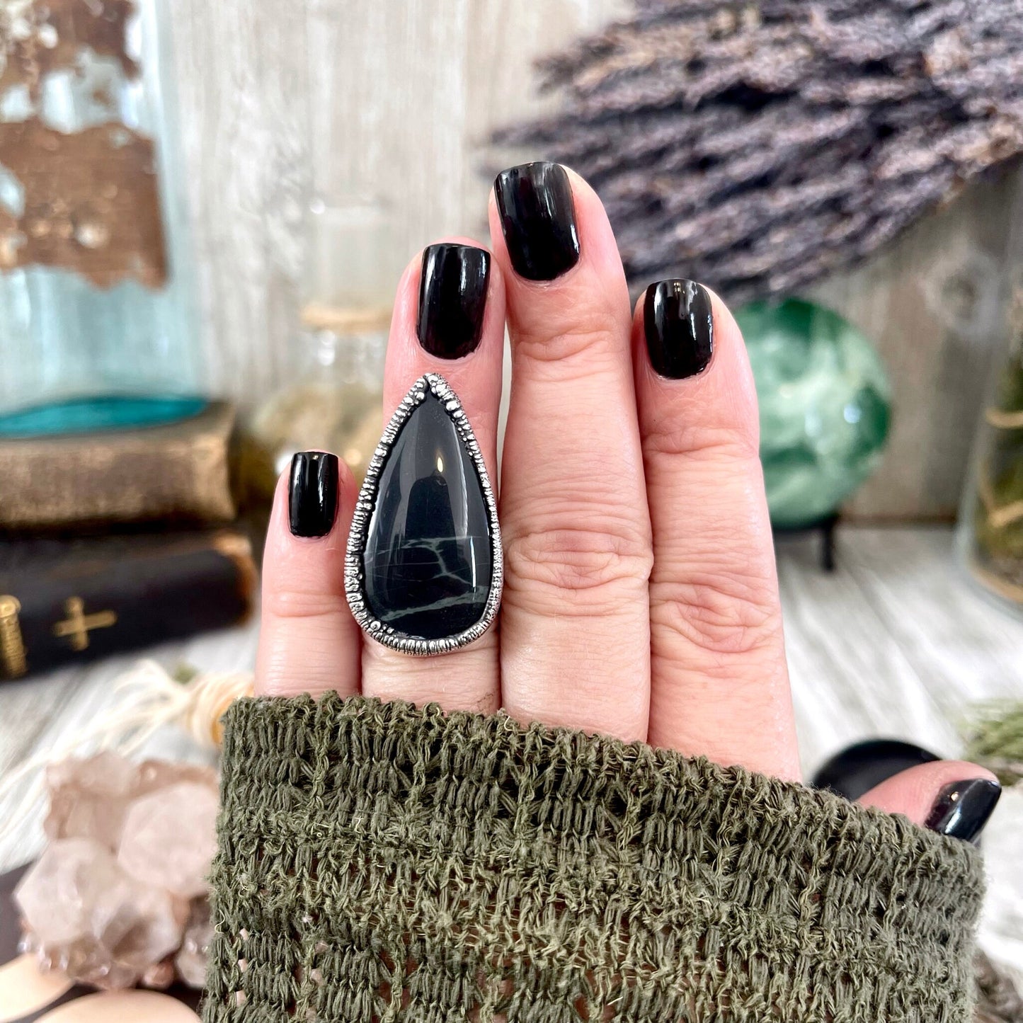 Big Bold Jewelry, Big Crystal Ring, Big Silver Ring, Big Statement Ring, Big Stone Ring, Bohemian Jewelry, Etsy ID: 1531345831, FOXLARK- RINGS, Jewelry, Large Boho Ring, Large Crystal Ring, Natural stone ring, Rings, silver crystal ring, Silver Jewelry, S