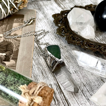 Big Crystal Necklace, Bohemian Jewelry, Crystal Jewelry, Crystal Necklaces, Electroformed, Etsy ID: 1571856994, FOXLARK- NECKLACES, Jewelry, Large Crystal, Large Raw Crystal, Necklaces, Raw crystal jewelry, raw crystal necklace, Raw Stone Necklace, Sea Gl