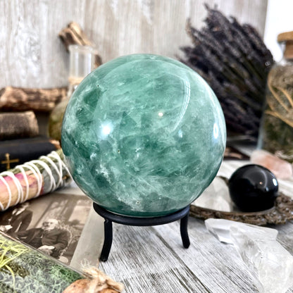 Big Crystal, Crystal cluster, Crystal Decor, Crystal Geode, Crystal Point, Crystal Sphere, Crystals, Etsy ID: 1590679461, Fluorite, Green Fluorite, healing crystals, Home & Living, Home Decor, large crystal, Rocks & Geodes