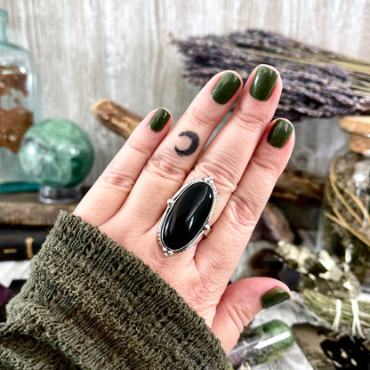 Big Bold Jewelry, Big Crystal Ring, Big Ring, Big Statement Ring, Big Stone Ring, Black Onyx Jewelry, Black Onyx Ring, Black Stone Ring, Bohemian Ring, Boho Jewelry, Boho Ring, Crystal Ring, Etsy ID: 1403563337, FOXLARK- RINGS, Gypsy Ring, Jewelry, Rings,