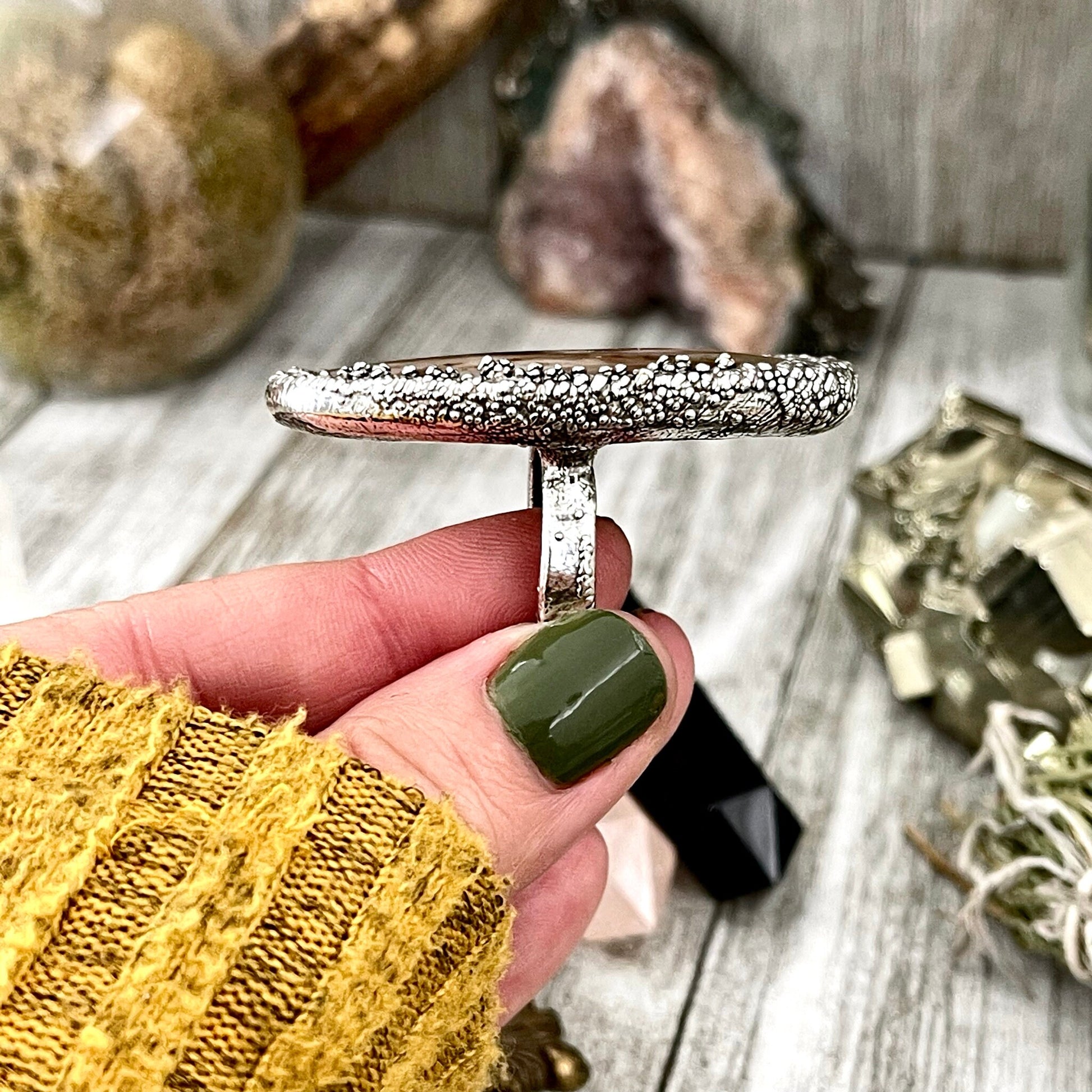 Big Bold Jewelry, Big Crystal Ring, Big Silver Ring, Big Statement Ring, Big Stone Ring, Bohemian Jewelry, Etsy ID: 1583491300, FOXLARK- RINGS, Jewelry, Large Boho Ring, Large Crystal Ring, Natural stone ring, Rings, silver crystal ring, Silver Jewelry, S