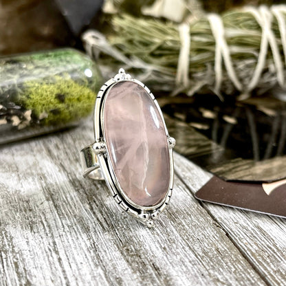 Big Bold Jewelry, Big Crystal Ring, Big Ring, Big Statement Ring, Big Stone Ring, Bohemian Ring, Boho Jewelry, Boho Ring, Crystal Ring, Etsy ID: 1606550261, Foxlark Alchemy, FOXLARK- RINGS, Gypsy Ring, Jewelry, Rings, Rose Quartz Jewelry, Rose Quartz Ring