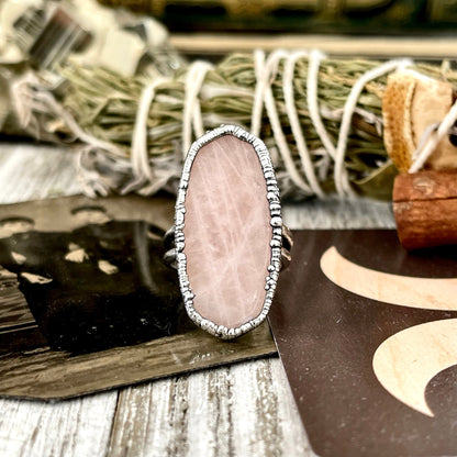 Big Crystal Ring, Big Silver Ring, Big Statement Ring, Etsy ID: 1616199264, FOXLARK- RINGS, Gemstone Jewelry, Geometric Ring, Jewelry, Large Boho Ring, Large Crystal Ring, Natural stone ring, Quartz jewelry, Rings, Rose Quartz ring, silver crystal ring, S