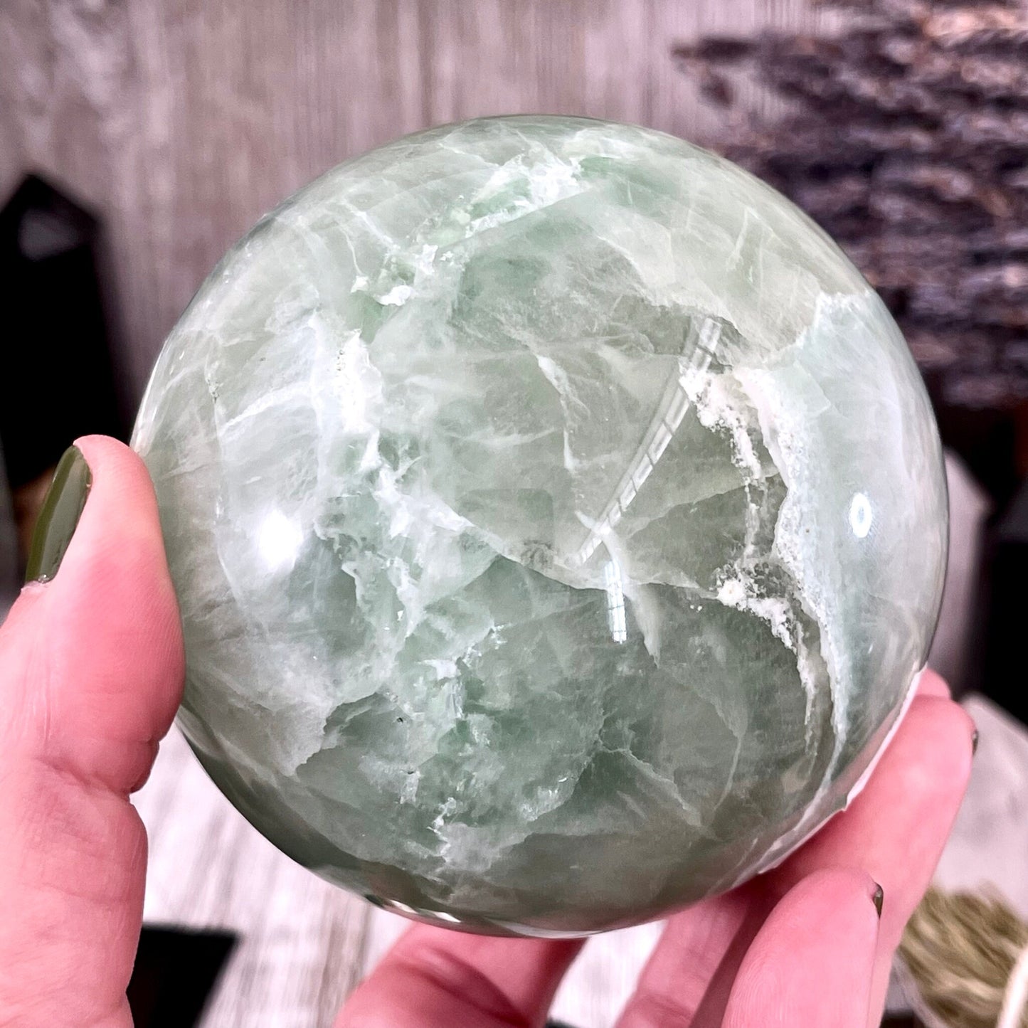 Big Crystal, Crystal cluster, Crystal Decor, Crystal Geode, Crystal Point, Crystal Sphere, Crystals, Etsy ID: 1620530168, Fluorite crystals, Green Fluorite, healing crystals, Home & Living, Home Decor, large crystal, Rocks & Geodes