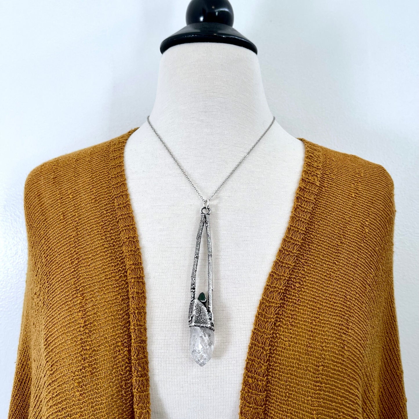 big crystal Necklace, Bohemian Jewelry, Crystal Necklaces, Crystal Pendant, Etsy ID: 1655473548, FOXLARK- NECKLACES, Jewelry, nature inspired, Necklaces, Quartz pendent, Raw Quartz jewelry, Silver Jewelry, Silver Necklace, Silver Stone Jewelry, Statement